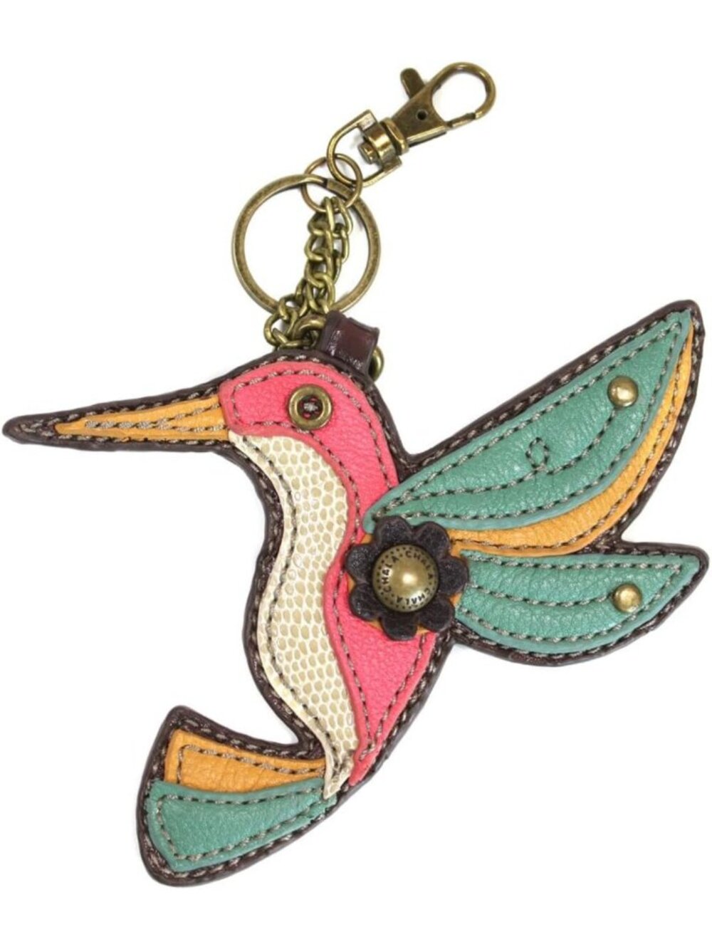Colorful Hummingbird Decorative Key Fob Accessory for Women - Bird Collection